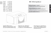 Installation Instructions and Operating Instructions SI 5-21TE · 2007-05-15 · operating instructions of the heat pump controller. ATTENTION! We recommend the installation of a