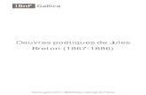 Oeuvres po£©tiques de Jules Breton (1867-1886) /12148/ ¢  Breton, Jules (1827-1906)