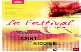 le Festival - Conseil départemental de la Somme · 2019-08-27 · Programme Abbatiale le Festival Dossier de presse / Saint-Riquier-Baie de Somme /2018 • 6 juillet 20 h • Goran