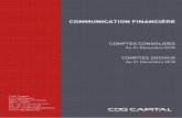 Les Comptes avec Attestation - cdgcapital.ma · . NORMES APPLICABLES REFERENTIEL COMPTABLE Les comptes consolidés du Groupe CDG Capital sont établis conformément aux normes comptables