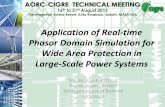 AORC-CIGRE TECHNICAL MEETINGApplication of Real-time Phasor Domain Simulation for Wide Area Protection in Large-Scale Power Systems Nik Sofizan Nik Yusuf Transmission Division Tenaga