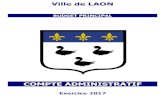 COMPTE ADMINISTRATIF - Laonlaon.fr/VILLE_LAON_21_WEB/FR/document/CA2017PRINCIPAL.pdf · (4) Le CMPF élergie est applicable aux communes appartenant à un EPCI à fiscalité propre.