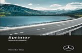 Sprinter - Mercedes-Benz Sprinter Notice d'utilisation Mercedes-Benz SprinterNotice d'utilisation. Mentions