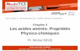 Chapitre 2 Les acides aminés: Propriétés Physico-chimiquescyan1.grenet.fr/podcastmedia/PACES-2014-2015/UE1-BCH4-2a-aa-proprietes-pc.pdfLes acides aminés existent à l'état de