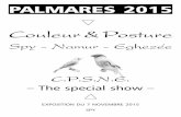 Couleur&Posture - Canaris.be - CPSNEPALMARES 2015 Couleur&Posture Spy - Namur - Egheze´e C.P.S.N.E. ... Alain Nottet Rudy Sauvenier Patrick Teichman Nicolas Vangoidsenhoven Jean-Luc