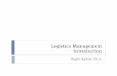 Logistics Management Introduction - ITU Logistics VS Supply Chain Management Logistics Supply Chain