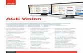 ACE Vision - Itron · à ses tableaux de bord interactifs. ... Sécurité du réseau ACE Vision permet de traiter les données de comptage et met à votre disposition les informations