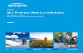 BU France Renouvelables - ENGIE Green · 2017-01-11 · 4 5 Faire de la transition énergétique une réalité concrète Avec un mix énergétique composé à plus de 60 % d’énergies