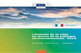L’examen de la mise en œuvre de la politique ...ec.europa.eu/environment/eir/pdf/report_fr_fr.pdf · Examen de la mise en œuvre de la politique environnementale 2019 – France