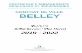 CONTRAT DE VILLE BELLEY · 2019-09-27 · Le circuit pourra évoluer sur appréciation du Conseil citoyen et des partenaires. Un outil (type plan d’ations) doit êt e onstitué