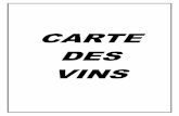 CARTE DES VINS - maison-blanche.fr · Henriot Brut 2006 126 . . Philipponnat Cuvée 1522 2007 184 . . Pommery Brut Millésimé 2005 139 . . Gosset Grande Vintage 2006 134 . . Louis