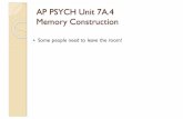 AP PSYCH Unit 7A.4 Memory Construction copy...AP PSYCH Unit 7A.4 Memory Construction A TWA Boeing 747 had just taken off from Miami International Airport for LA when a passenger near