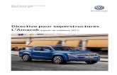 L’Amarok (à partir du millésime 2017)... · 1 Généralités Volkswagen Utilitaires – Directives pour superstructures – Édition d’août 2019 L’Amarok – Page 3 de 167