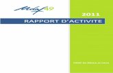 RAPPORT D’ACTIVITE - UDAF - 49 · 2017-12-13 · Rapport d’activité 2011 de l’U.D.A.F. de Maine et Loire Page 2 L’UDAF 49 en chiffres – année de vote 2011 - 15 mouvements