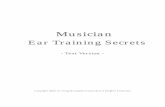 Musician - Ear Trainingeartraining.jp/chrbngn/text/Chorubungen.pdf『Musician Ear Training Secrets』を始める前に このプログラムの全体的な内容を説明したいと思います。