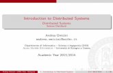 Introduction to Distributed Systems - Distributed Systems ...campus.unibo.it/137962/1/1-basics.pdfIntroduction to Distributed Systems Distributed Systems Sistemi Distribuiti Andrea