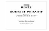 BUDGET PRIMITIF...III – Les provisions sont (4)€semi-budgétaires (pas d'inscriptions en recettes de la section d'investissement) . IV – La comparaison avec le budget précédent