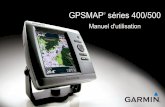 GPSMAP séries 400/500Carte de navigation », vous devez mettre en évidence Cartes et appuyer sur SELECT. Mettez ensuite en évidence Carte de navigation, puis appuyez une nouvelle