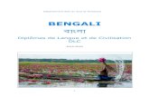BENGALI...Le bengali, « bangla » pour ses locuteurs, est la langue nationale du Bangladesh et l’une des langues reconnues par la Constitution de l’Inde, où il est langue officielle