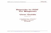 Reports to PDF for Magento. User GuideReports to PDF for Magento is built in Magento’s defaults reports thus allowing you to export all types of reports to PDF in addition to standard