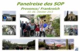 Provence/ Frankreich · 2015-04-10 · 1. Aix-en-Provence • Ankunft 2. Aix-en-Provence • Centre Technique de l’Olivier 3. Villevielle • Moulin de Villevieille 4. Vacquières