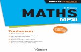 VUIBERT MATHS MPSI - · PDF file Exercices d’application Exercices d’approfondissement Tous les corrigés détaillés CONFORME U OGRAMME VUIBERT SOMMAIRE : 1. Bases mathématiques
