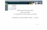 RÉPARTITION DES SECTEURS D’INSPECTION DES IA-IPRcecoiawiki.ac-creteil.fr/wiki/telechargement/COMM/Cadres/... · 2012-03-01 · 6 VITRY SUR SEINE Mme Gisèle COUPERT M. Jean-Philippe