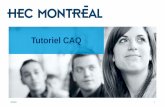 Tutoriel CAQ - HEC Montréal · 2020-03-04 · si c’est votre 1ere demande de CAQ. 19/02/04 16 Il est préférable de passer par les CRDV de chaque pays. Veuillez donc cocher la