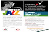 Cartel Master D. Kinzelman - Todalamusica.es Master D. Kinzelman.pdf · participa en el Umbría Jazz, ha estrenado una de sus últimas piezas para danza en la Bienale di Venezia,