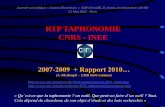 RTP TAPHONOMIE CNRS - INEE · Unité Mixte de Service et de Recherche en Archéostratigraphie et Paléoenvironnements de la Préhistoire EPHE SRA Min Culture INRAP 7 rue de Madrid