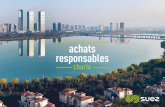 achats responsables - SuezLa filière Achats, un acteur majeur Au sein de Suez, société de services et de solutions industrielles dans le domaine de la gestion des déchets et de