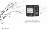 G2GO M2000 guide d’utilisation - Kyocera Mobile · G2G0 M2000 Guide d’utilisation Le présent manuel explique le fonctionnement du modèle de production de ce téléphone M2000