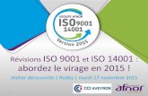 ISO 9001 ISO 14001 abordez le virage en 2015 · La norme ISO 14001:2015 15 Amélioration continue des performances environnementales des organismes Protection de lenvi onnement Pilier
