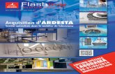 Acquisition d'ARDESTA · 2018-01-11 · à droite sur la home page Analis stand Hall 2 D2 Venez découvrir nos nouvelles technologies & rencontrer nos spécialistes. Vu le succès