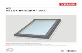 VS VELUX INTEGRA VSE - BuildSite · PDF file L os tragaluces VS y VSE montados sobre tablero estén instalados en techos con inclinación de 14° a 85°. L as dimensiones del hueco