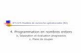 4. Programmation en nombres entierslim.univ-reunion.fr/.../Optim/doc/IFT1575_Entiers_2.pdf · 2011-04-09 · 4. Programmation entiers 5 Approche par énumération Un modèle en nombres