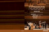 ImpressIons - ATMA Classique · on the clarinet, saxophone, and trombone. With its large range it can rival the double bass in the low registers, and join with the percussion to complete