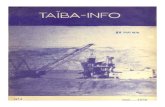 Taiba Info n°3taiba.free.fr/revues/ti03.pdf · 2001-12-22 · TAIBA-INFO est heureux de souhaiter la bienvenue à Monsieur et Madame DUPRE et de leur présenter tous ses voeux de
