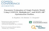 Parameter Estimation of Single Particle Model Using COMSOL ... Parameter Estimation of Single Particle