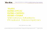 Telit EZ10-PCS EZ10-GPRS EZ10-GSMTelit EZ10-PCS/-GPRS/-GSM Product Description 1vv0300653, Rev. ISSUE#0 - 06/07/04 Reproduction forbidden without DAI Telecom written authorization