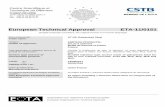 European Technical Approval ETA-11/0151 - CSTBwebapp.cstb.fr/.../pdf/Doc_ETA_11_0151_UK.pdf · 2011-09-08 · Page 3 of European Technical Approval ETA-11/0151 II SPECIFIC CONDITIONS