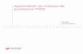 Application de mesure de puissance PWR Guide d'utilisationredresseur Régulation et contrôle Transfert et Sortie isolation de puissance Régulateur (MLI) Analyse de la sortie Analyse
