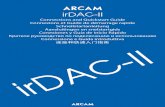 irDA C -II - Arcam Manual... · irDA C-II Connections and Quickstart Guide Connexions et Guide de démarrage rapide ... dell’alimentatore / 电源适配器安装 ... le voyant est