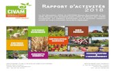 Rapport d’activités 2018 - CIVAM normandscivam-normands.org/images/Rapport-d-activites/Rapp-act-2018-lq.pdfRapport d’activités 2018 SYSTÈMES HERBAGERS INSTALLATION AGRICOLE