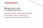 l'utilisateur Manuel de TECRA Z40-A/Z50-A Satellite Z30-A/Z30t-Adata.vandenborre.be/manual/TOSHI/TOSHIBA_M_FR_SATELLITE... · 2014-08-19 · Windows, Microsoft et le logo Windows