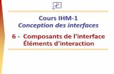 Cours IHM-1 Conception des interfaces - No-IPremy-manu.no-ip.biz/Java/Tutoriels/JavaFX/PDF/ihm1_id_06... · 2015-08-17 · Graphisme La qualité graphique des interfaces joue un rôle