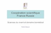 Coopération scientifique France-Russie- Vieillissement et isolement des élites - Fuite des cerveaux - Très faible impact des articles scientifiques publiés en langue russe (sauf
