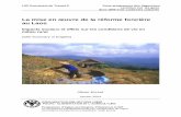 La mise en ¥â€œuvre de la r£©forme fonci£¨re au (with Summary in English) Olivier Evrard Janvier 2004