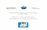 LaboratoireJacques-LouisLions UMR7598 Dossierd’auto ...SMAI Le LJLL est membre de laSMAIet participe pleinement à ses activités comme le Forum Emploi Math (FEM). Il a eu un rôle