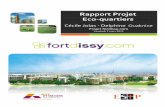 Rapport Projet Eco-quartiers - Fort d'Issy · fortdissy.com va permettre de lancer une étude à grande échelle su l’utilisation des nouelles technologies afin d’optimise les